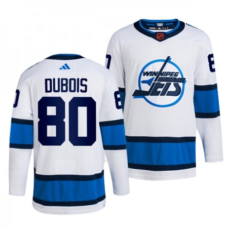 Winnipeg Jets Dresy Pierre-Luc Dubois 80 Adidas 2022-23 Bílý Reverse Retro 2.0 Authentic - Pánské